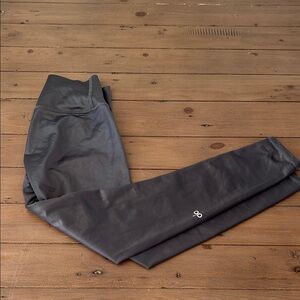Metallic Black Leggings